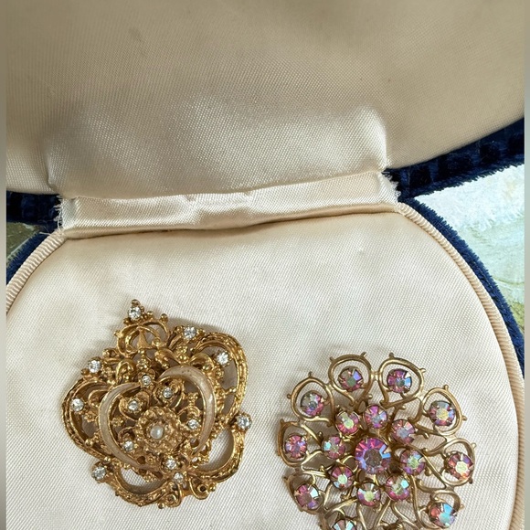 Vintage Rhinestone Brooch Lot - Picture 9 of 9